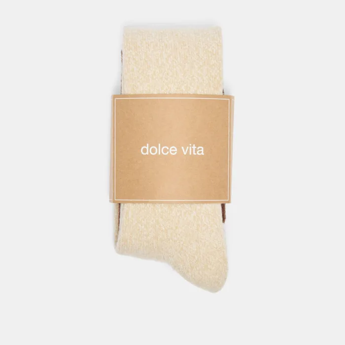 2 PACK CHUNKY KNEE HIGH SOCKS TAUPE MULTI