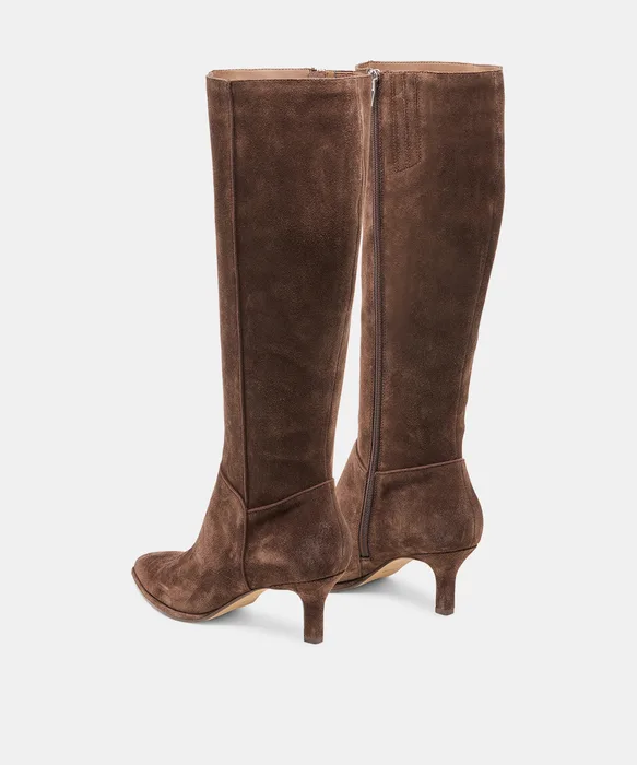 ALDY BOOTS DK BROWN SUEDE