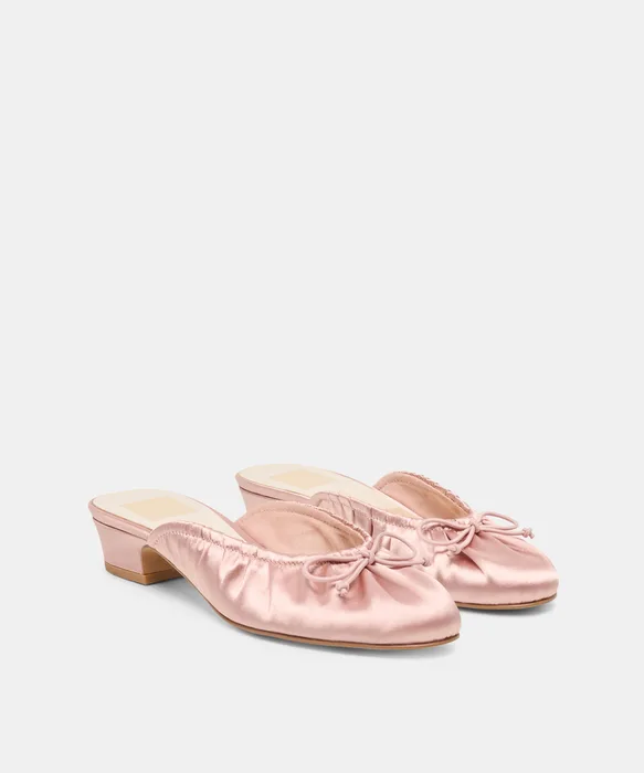 ARDENA SATIN Lt Blush Satin Ballet Heels — view 3