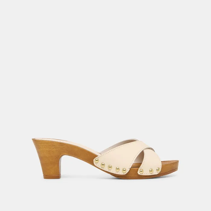 Averie Bone Leather Heels — view 2