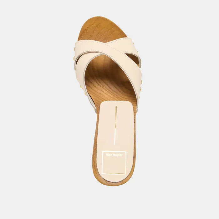 Averie Bone Leather Heels — view 9