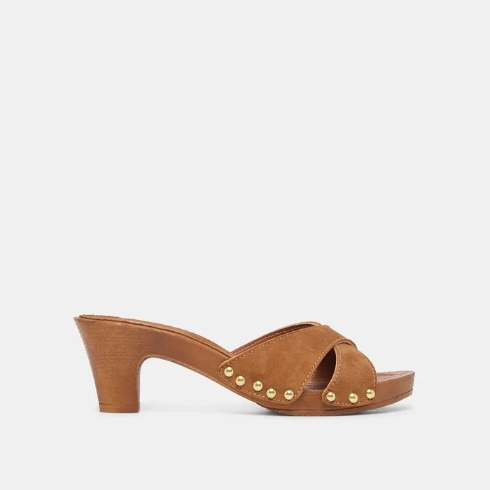 Averie Brown Nubuck Heels — view 2