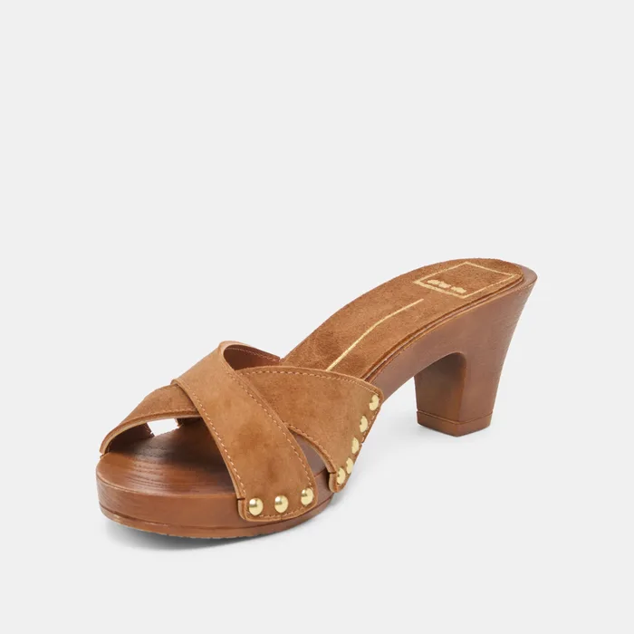 Averie Brown Nubuck Heels — view 5