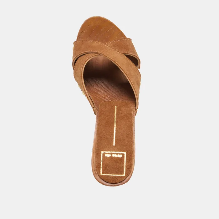 Averie Brown Nubuck Heels — view 9