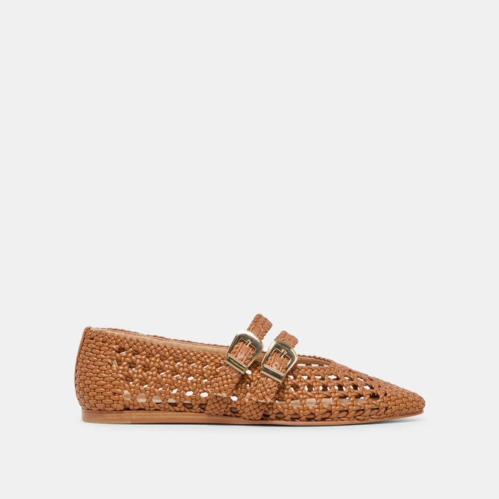 Baylee Saddle Woven Stella Ballet Flats — view 2