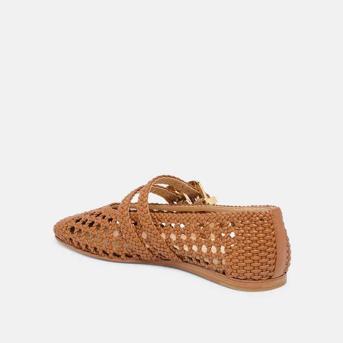 Baylee Saddle Woven Stella Ballet Flats — view 7