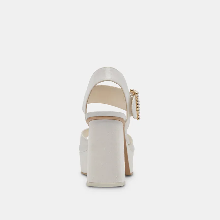 Bobby Pearl White Pearl Heels — view 9