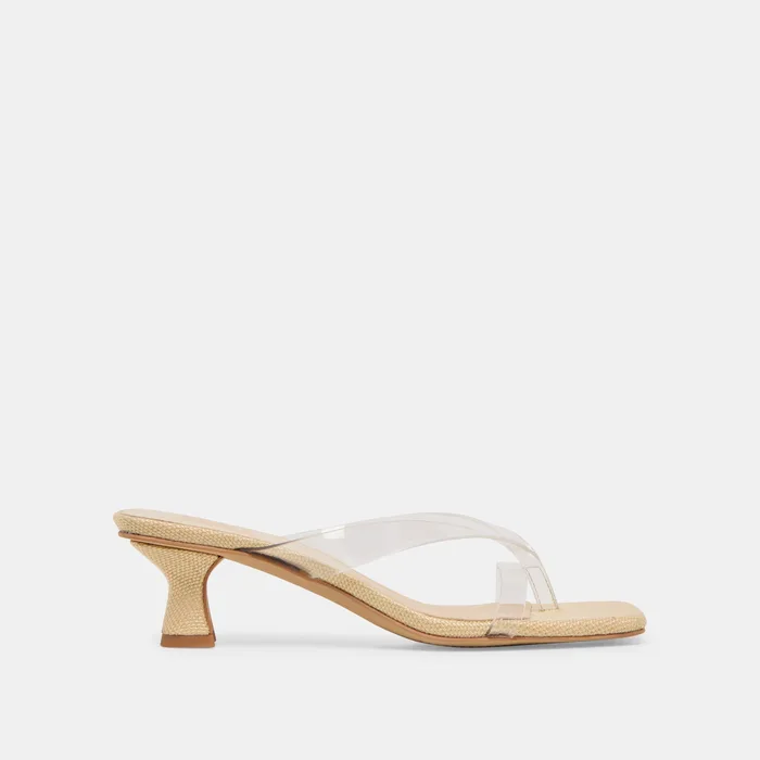 Brevel Vinyl Crystal Jelly Heels — view 2