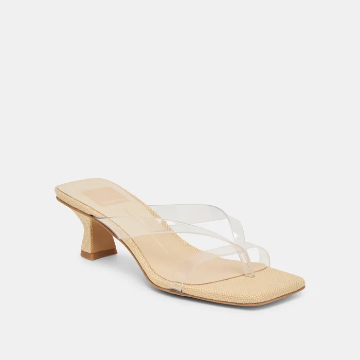 Brevel Vinyl Crystal Jelly Heels — view 4