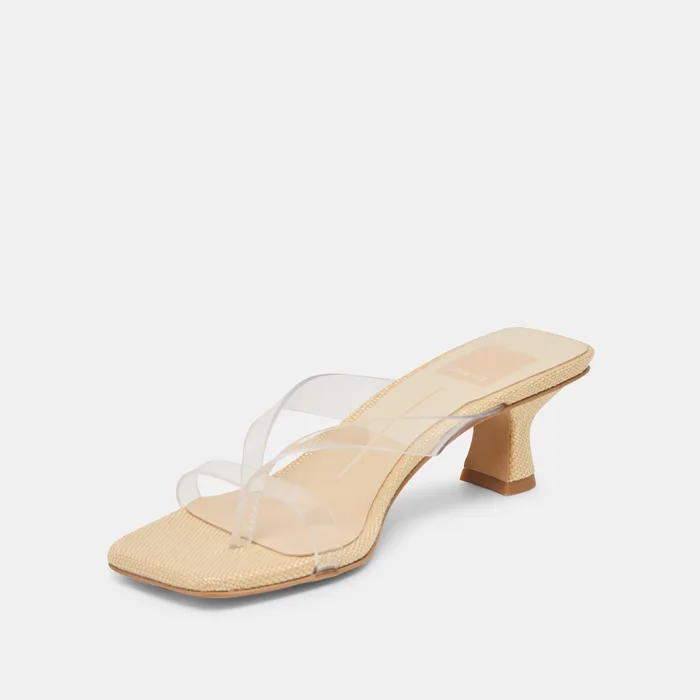 Brevel Vinyl Crystal Jelly Heels — view 6