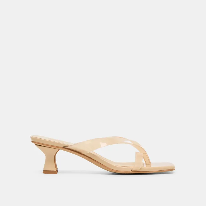 Brevel Vinyl Praline Jelly Heels — view 2