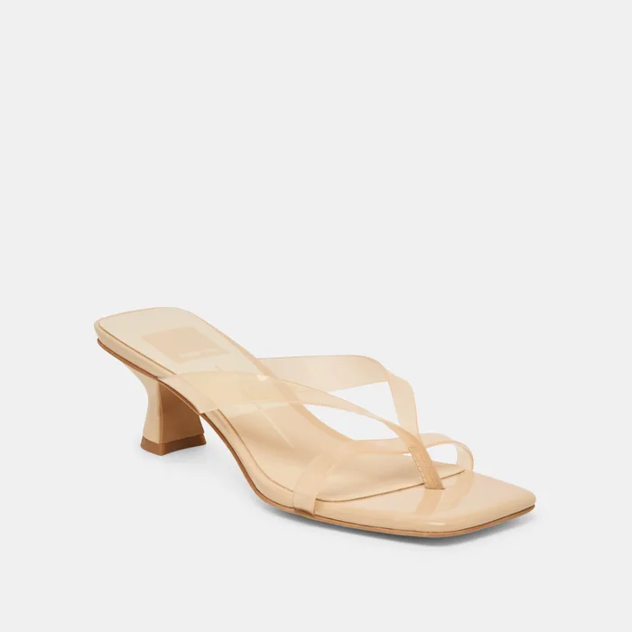 Brevel Vinyl Praline Jelly Heels — view 4