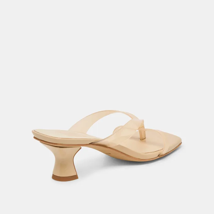 Brevel Vinyl Praline Jelly Heels — view 5