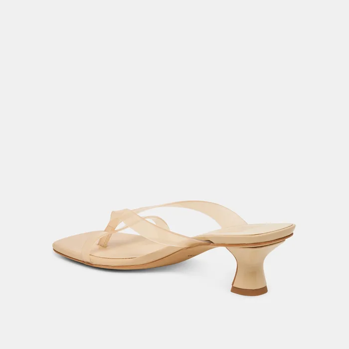 Brevel Vinyl Praline Jelly Heels — view 7