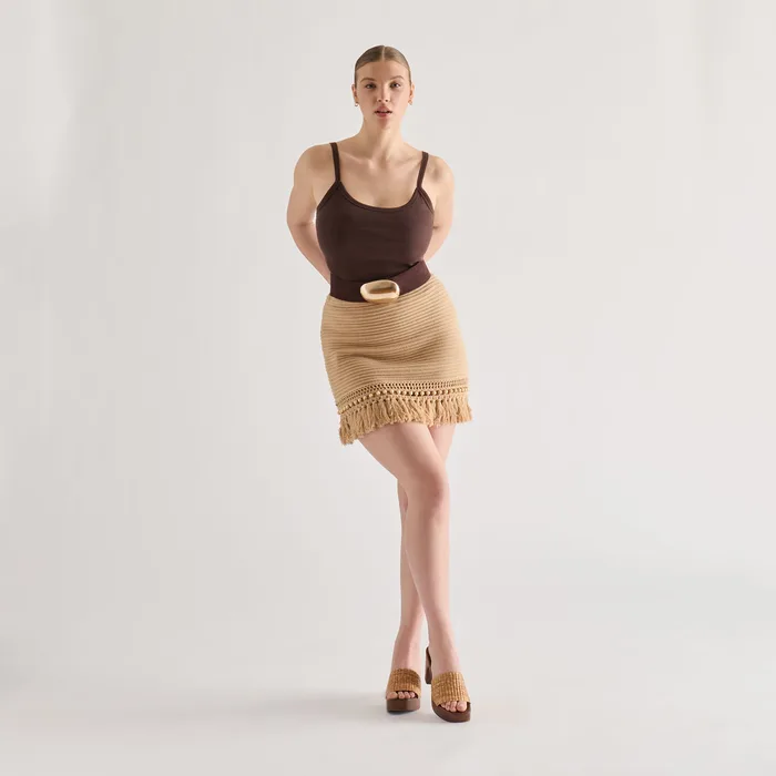 Celest Natural Raffia Heels — view 5