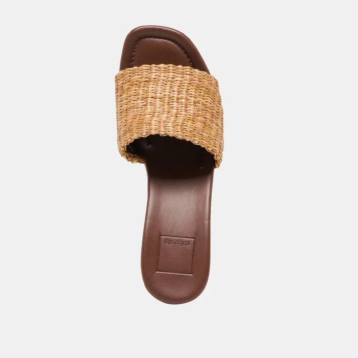 Celest Natural Raffia Heels — view 11
