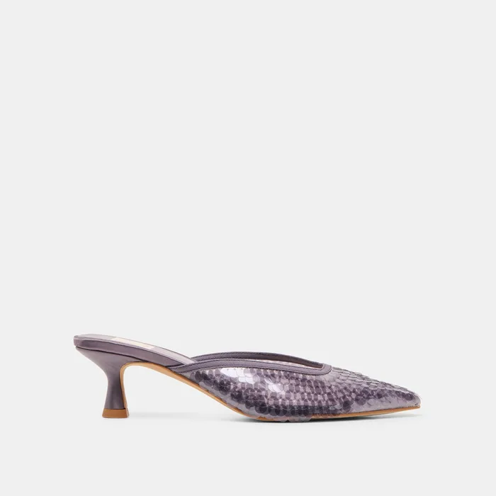 CLEO SEQUIN HEELS SMOKE SEQUIN