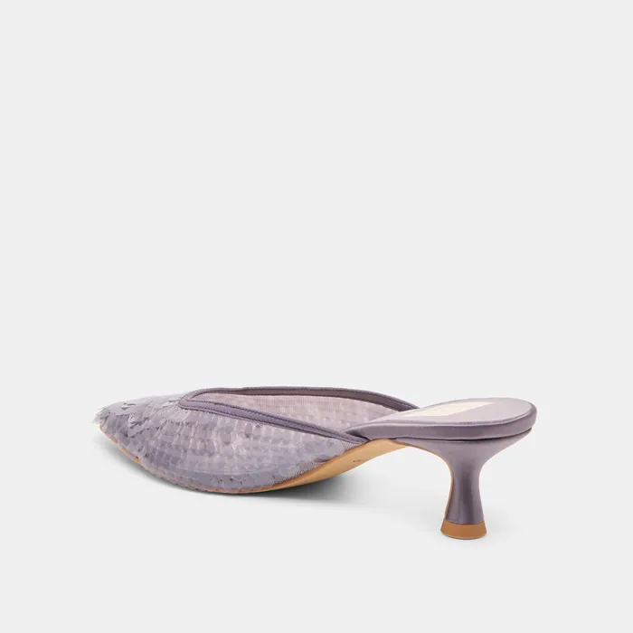 Cleo Smoke Sequin Heels — view 8