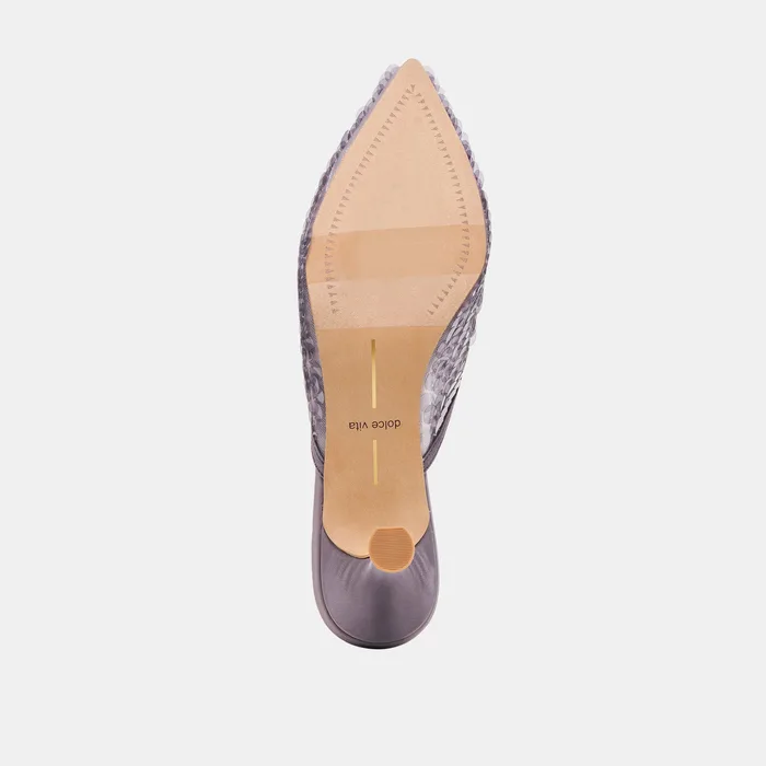 Cleo Smoke Sequin Heels — view 12