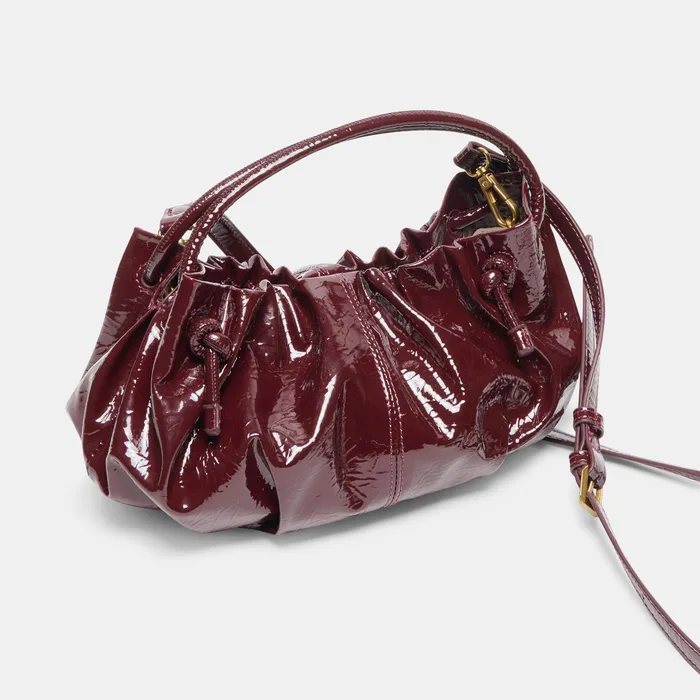 COCOA Oxblood Patent Stella Handbag Adjustable Crossbody — view 3