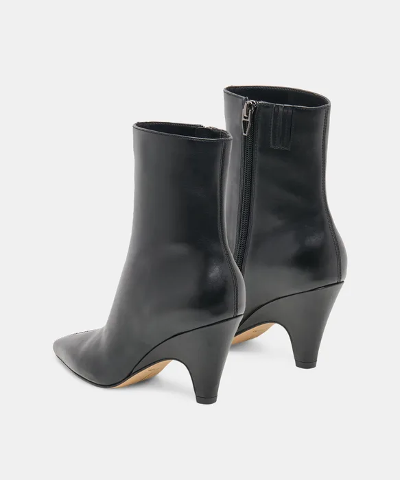 CRUZ BOOTIES BLACK LEATHER