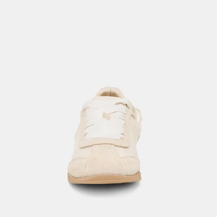 Dakoda Off White Satin Sneakers — view 9