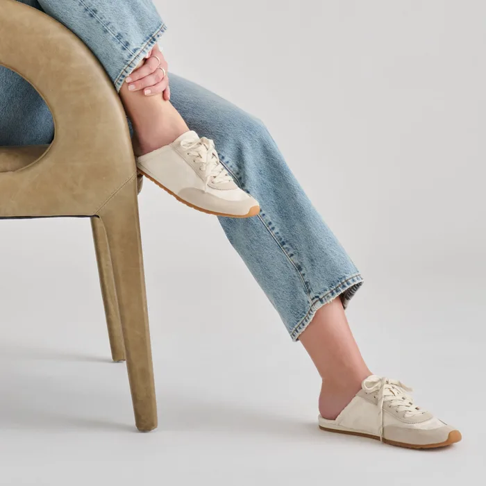 Daris White Nylon Sneakers — view 7
