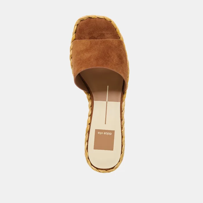 Dixi Brown Suede Sandals — view 10