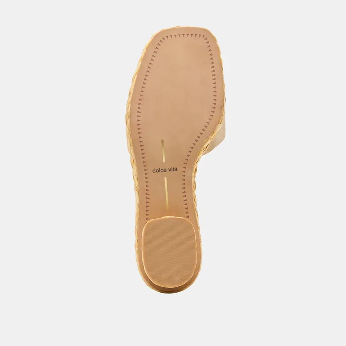 DIXI WIDE SANDALS CAMEL SUEDE