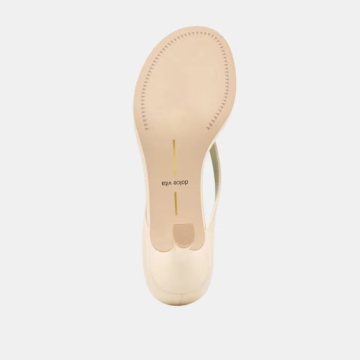 DOREEN HEELS BONE LEATHER