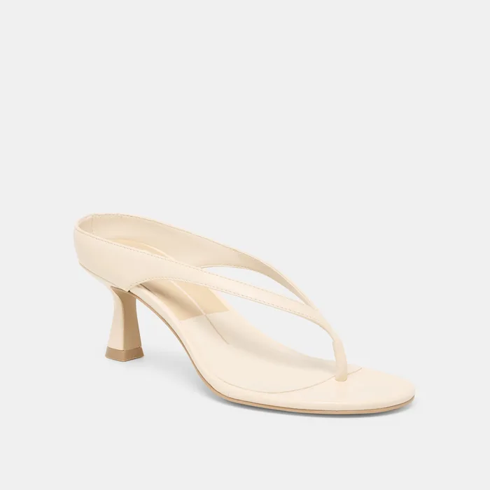 Doreen Bone Leather Heels — view 4