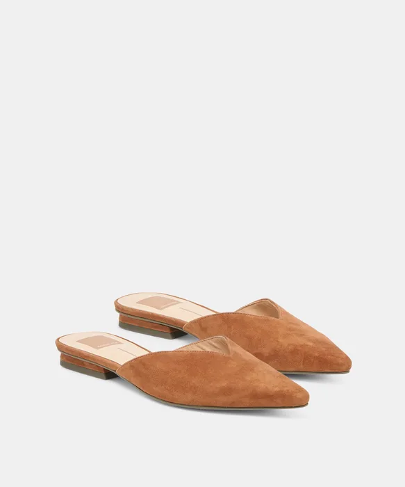 ELM Brown Suede Flats — view 3