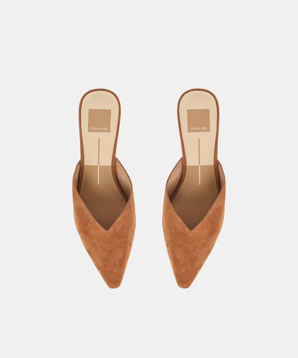 ELM Brown Suede Flats — view 4
