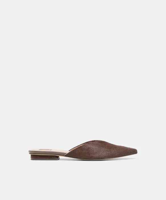 ELM Chestnut Calf Hair Flats — view 2
