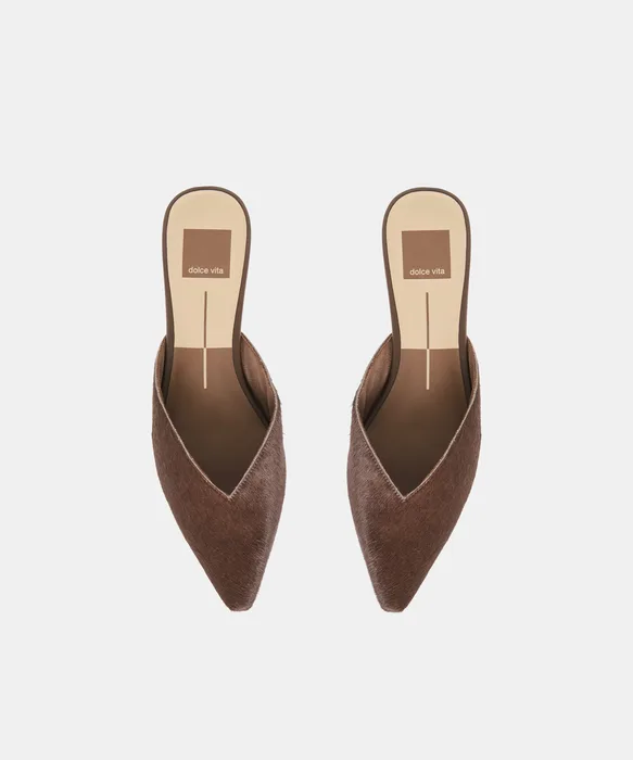 ELM Chestnut Calf Hair Flats — view 4
