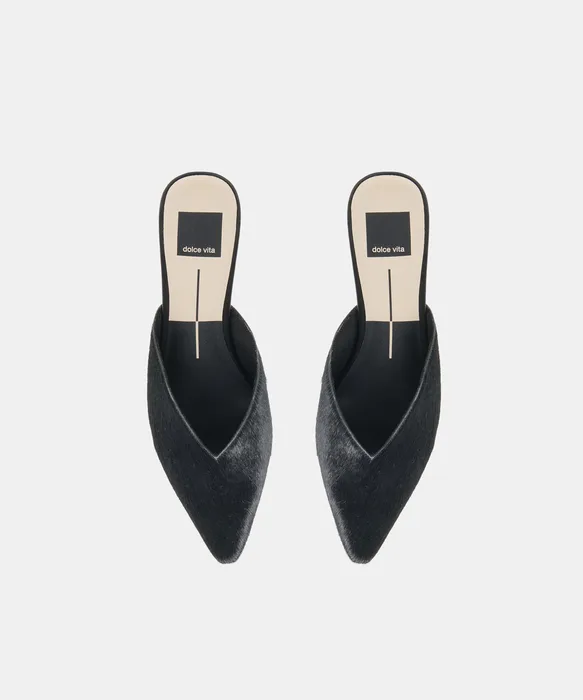 ELM Nero Calf Hair Flats — view 4
