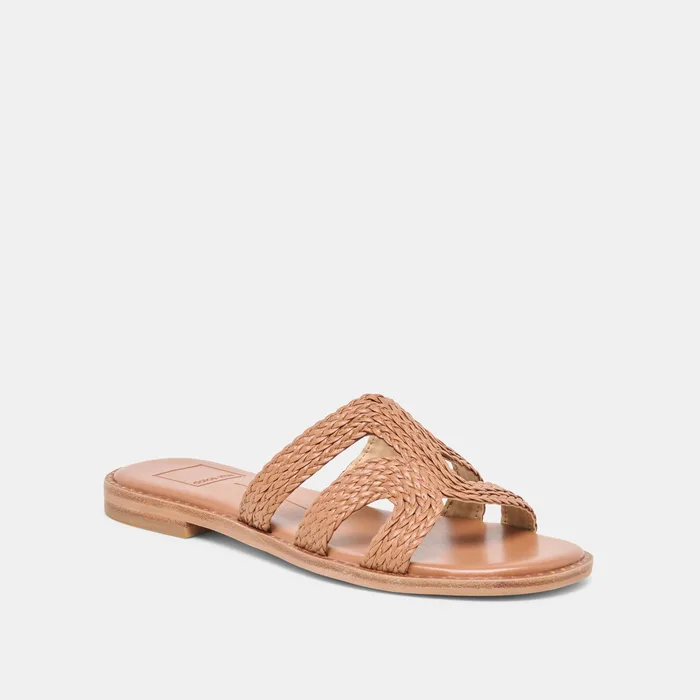 EMON Caramel Stella Slide Open-Toe Sandals — view 3