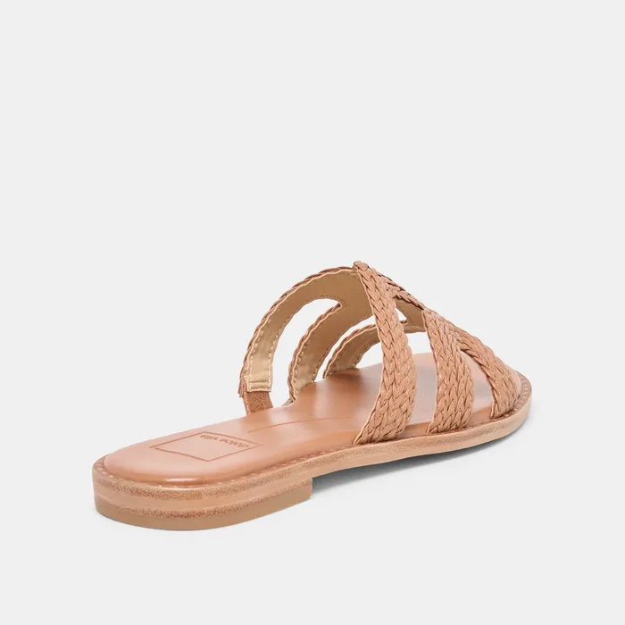 EMON Caramel Stella Slide Open-Toe Sandals — view 4