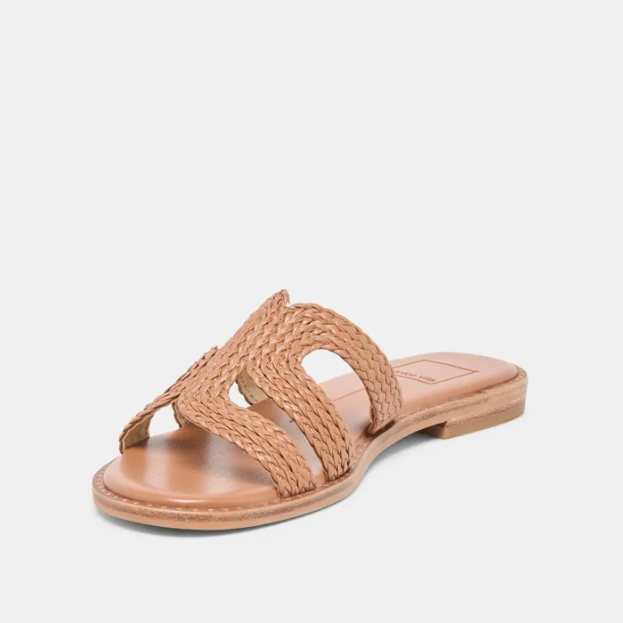 EMON Caramel Stella Slide Open-Toe Sandals — view 5