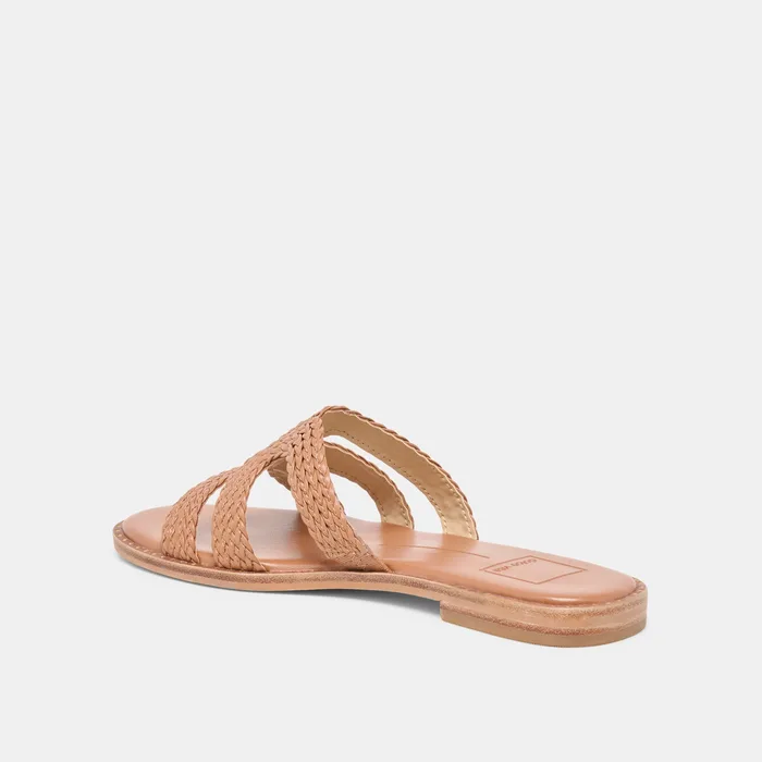 EMON Caramel Stella Slide Open-Toe Sandals — view 6