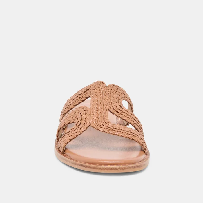 EMON Caramel Stella Slide Open-Toe Sandals — view 7