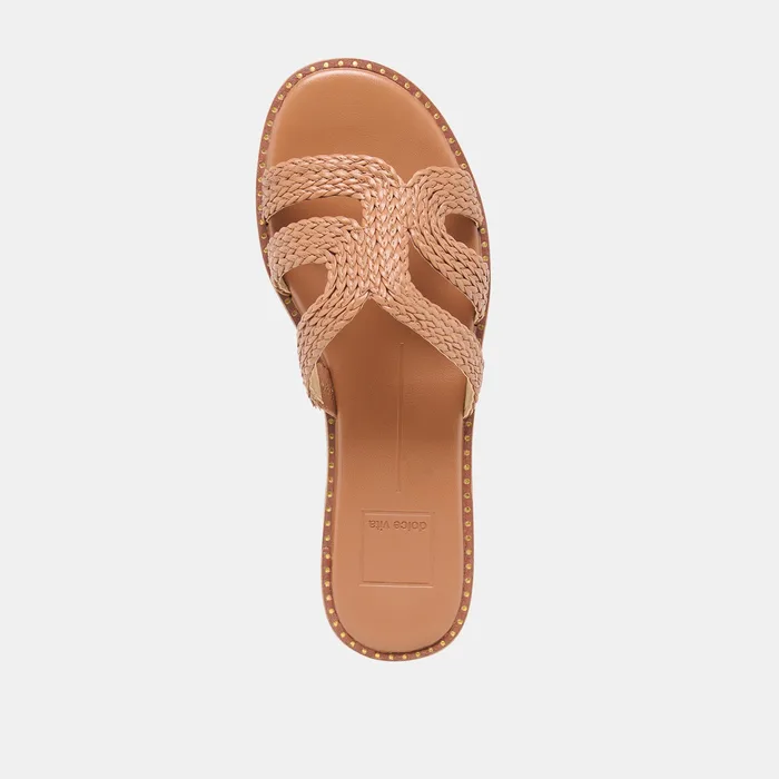EMON Caramel Stella Slide Open-Toe Sandals — view 9