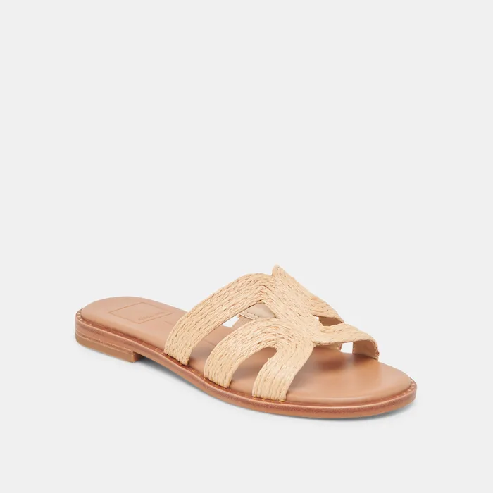 EMON SANDALS LT NATURAL RAFFIA — view 3