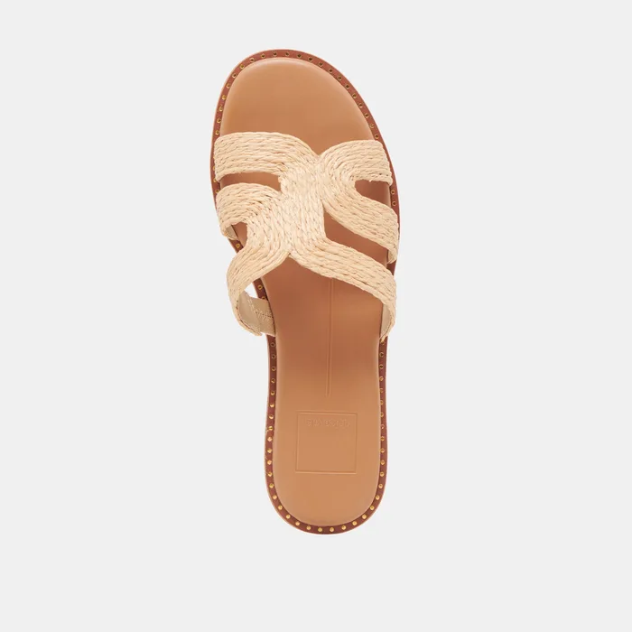 EMON SANDALS LT NATURAL RAFFIA — view 9