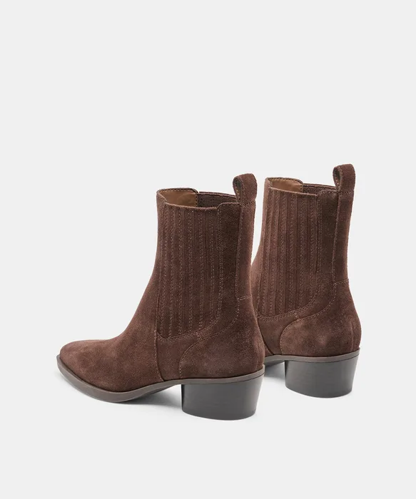 FAINT H2O BOOTIES DK BROWN SUEDE