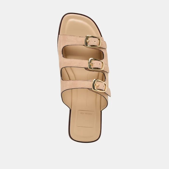 Fin Bamboo Suede Sandals — view 11