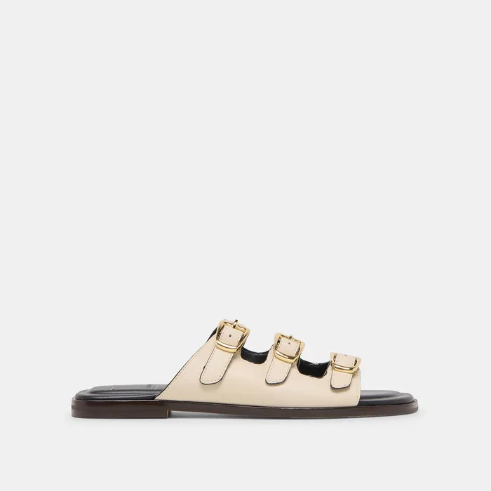 Fin Bone Leather Sandals — view 2