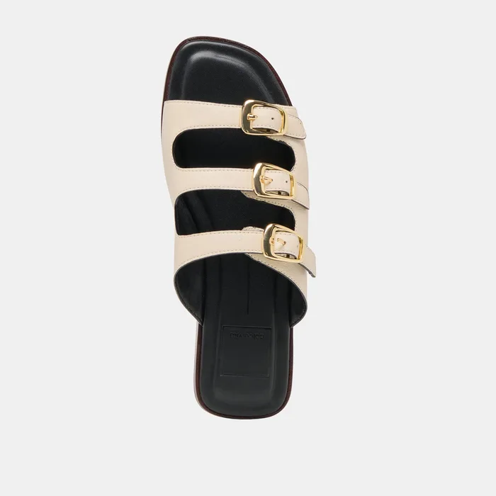 Fin Bone Leather Sandals — view 9