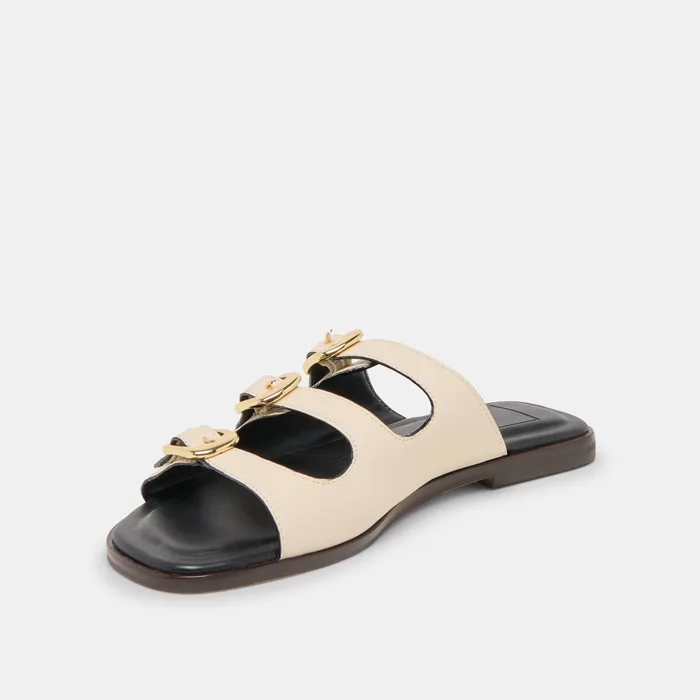Fin Bone Leather Sandals — view 11