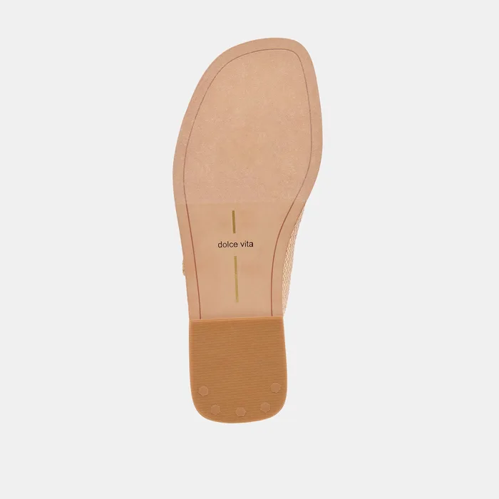 FIN SANDALS SAND RAFFIA
